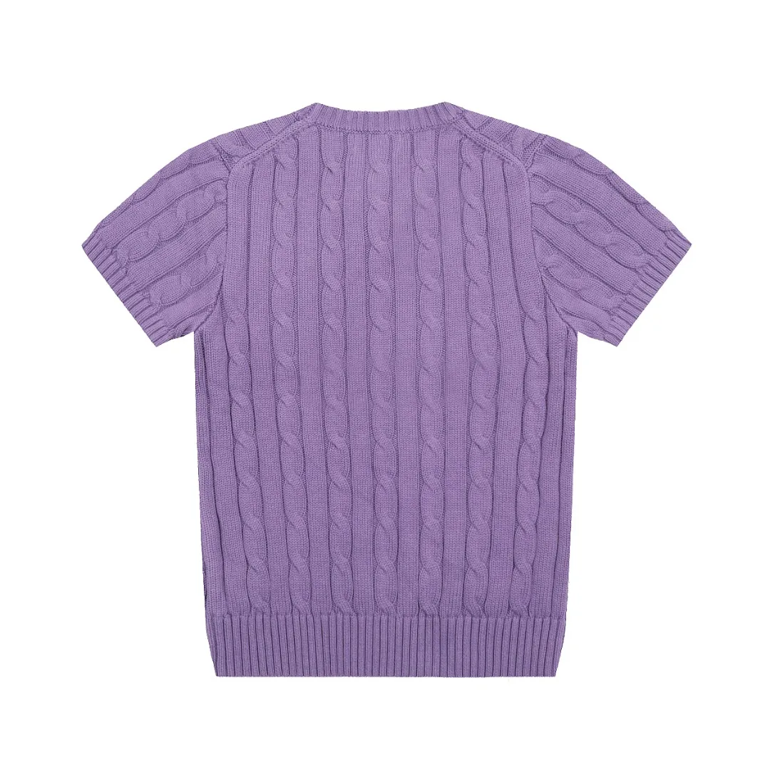 P154 💰 "Top quality" Style number: DS222# (not off the shelves all year round) [Ralph Lauren round neck pocket style solid color pony embroidered logo knitted short sleeves] ✅Ralph Lauren Ralph Lauren classic basic pocket all-match style goddess knitted short sleeves for all seasons ✅Main supplier platform live broadcast Wholesale entity Replenish when out of stock Not off the shelf ✅ZP quality 1:1 version Scan the code to enter the GF website Counter quality ✅Details and quality are the only one in Guangzhou. Imported quality cotton yarn, focusing on high-end, cost-effective, good quality needless to say. ✅The version is restored to the original order. The maximum size can be worn up to 160 pounds. Loose, comfortable and stress-free. ✅The upper body is simple and easy to match. A must-have for goddess ootd. Good-looking clothes are never picky. A must-have in the goddess’ wardrobe. Size: S-XL. Color: White, almond, purple, orange, gray, yellow, black, khaki, pink, navy, rose, green. Chinese red olive green light blue white label light blue blue label
